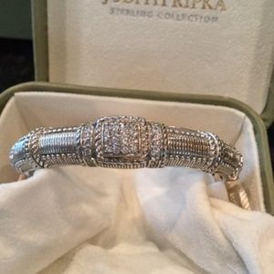 Judith Ripka Diamondique Cuff Bracelet